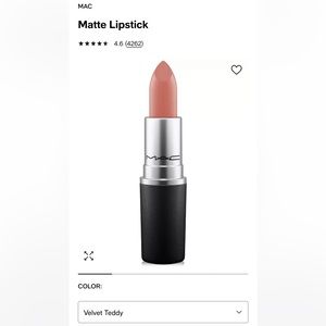 MAC Velvet Teddy Matte Lipstick